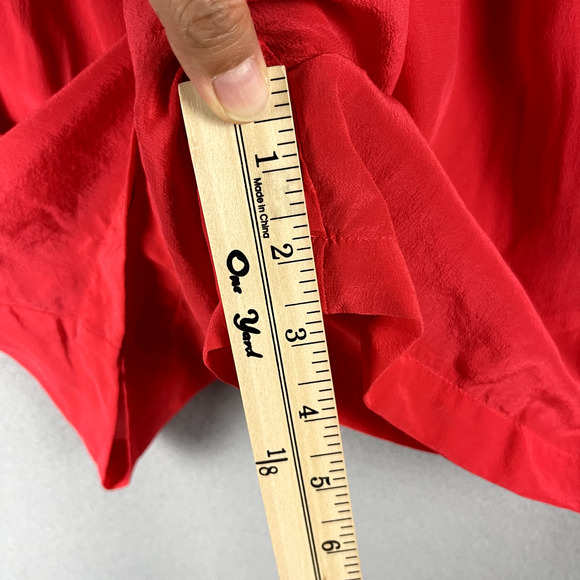 Rory Beca Silk Romper Womens Small Colorblock V-Neck Relaxed Bright - Picture 9 of 16